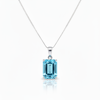 Nexus Statement Pendant – Teal Blue Spinel