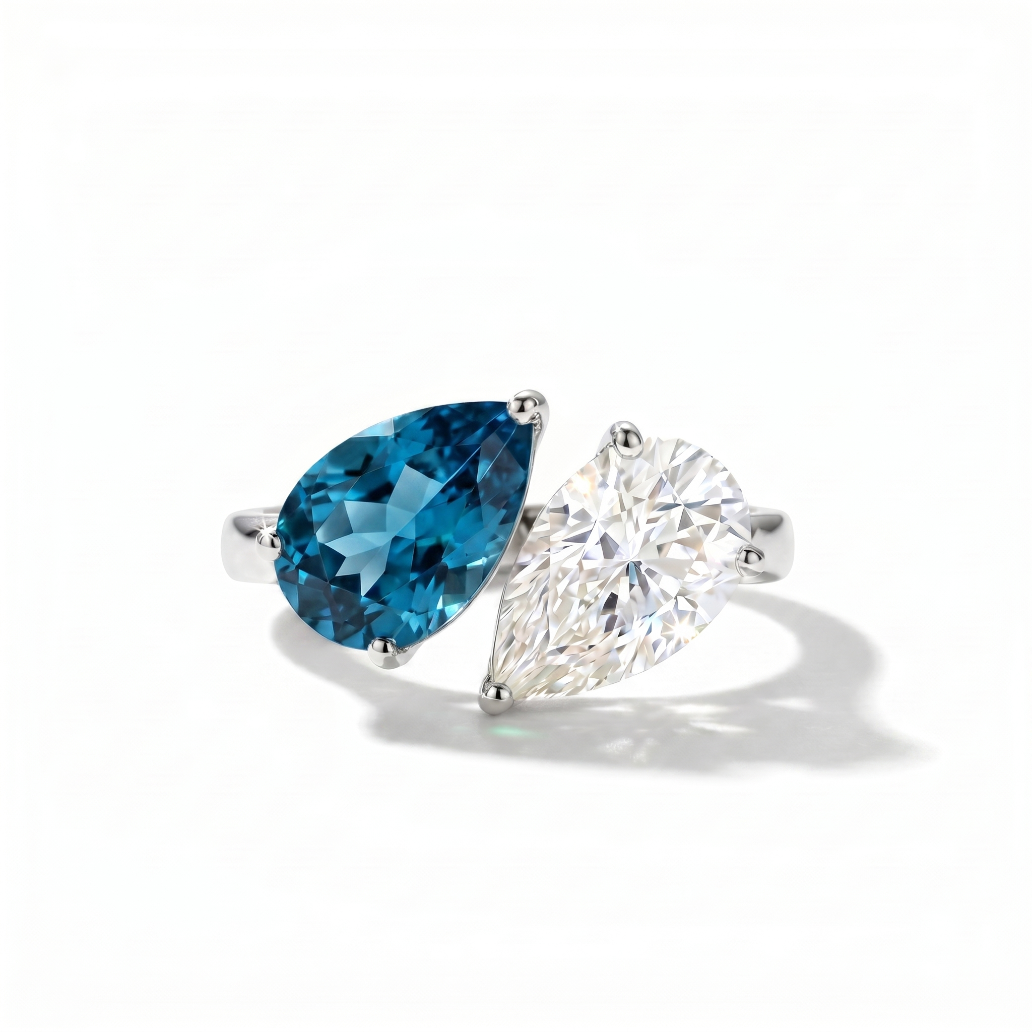 Nova Versus Ring – Teal Blue Spinel