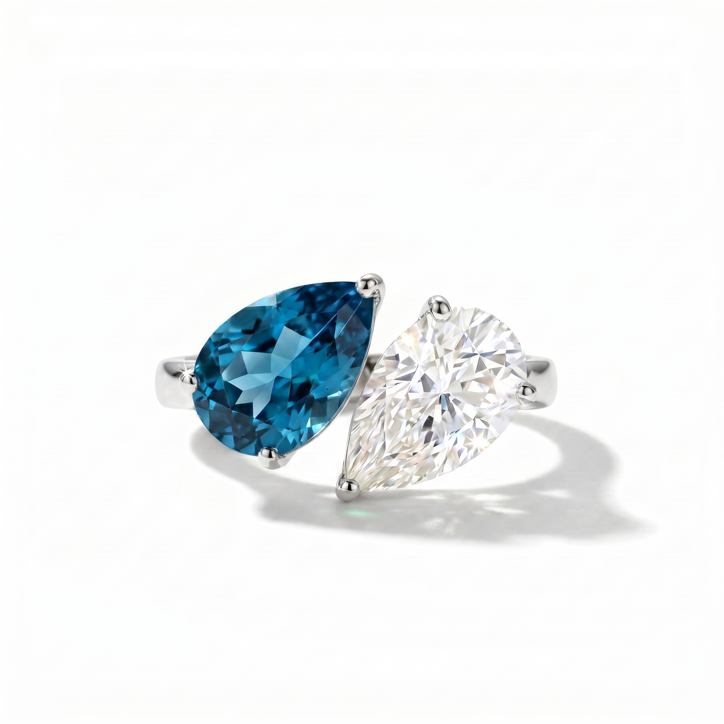 Nova Versus Ring – Teal Blue Spinel