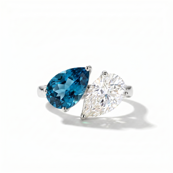 Nova Versus Ring – Teal Blue Spinel