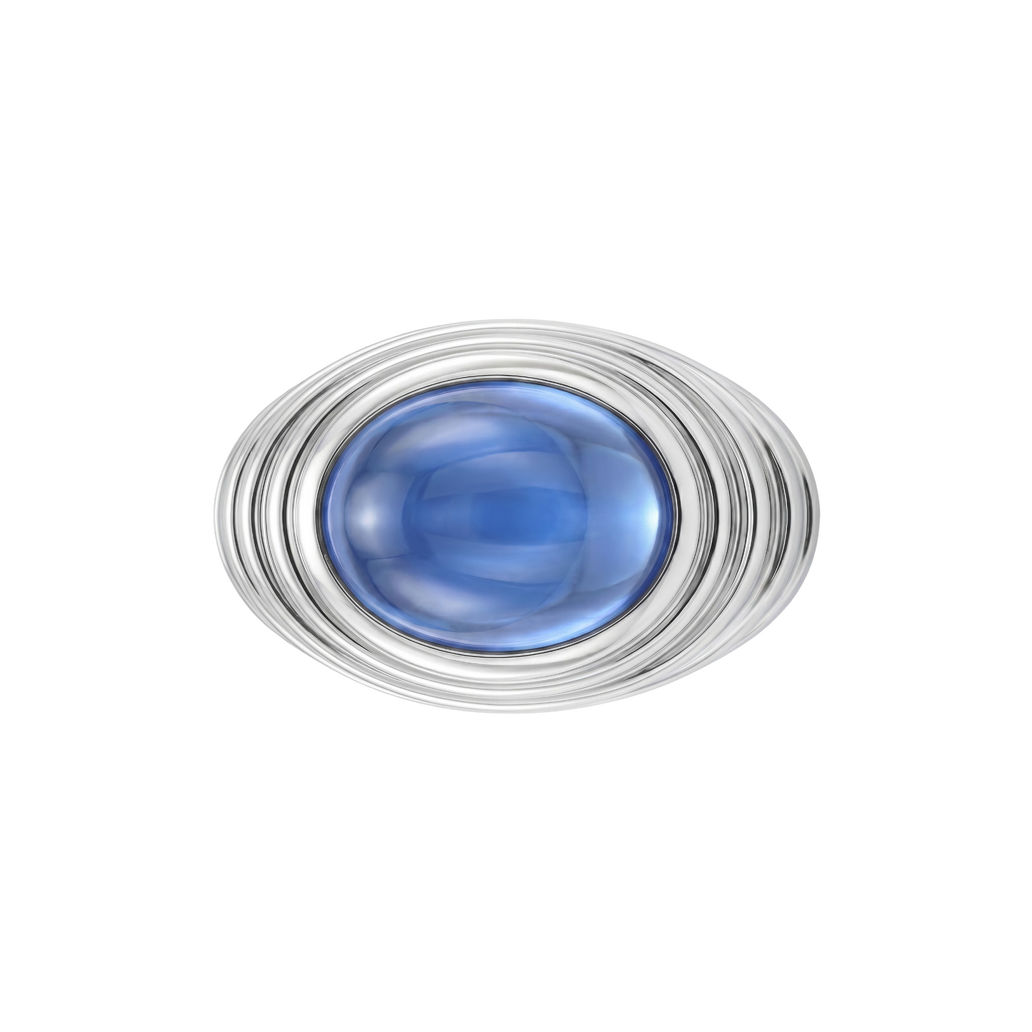 Velara Cabochon Ring – Blue Sapphire