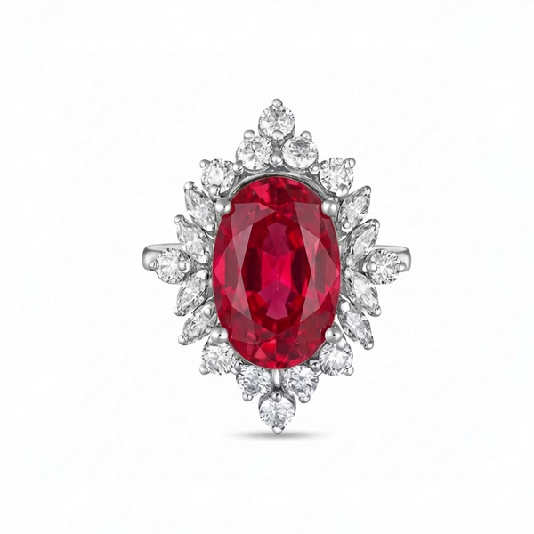 Velara Crown Ring – Red Ruby