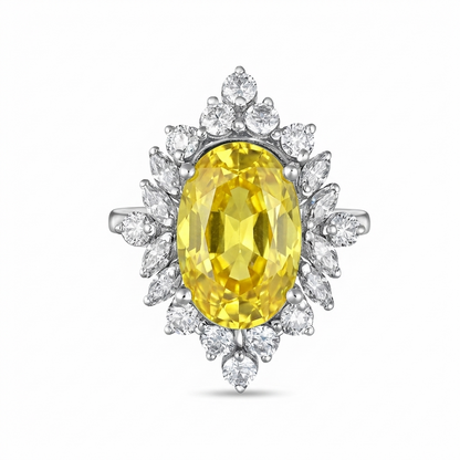 Velara Crown Ring – Yellow Sapphire