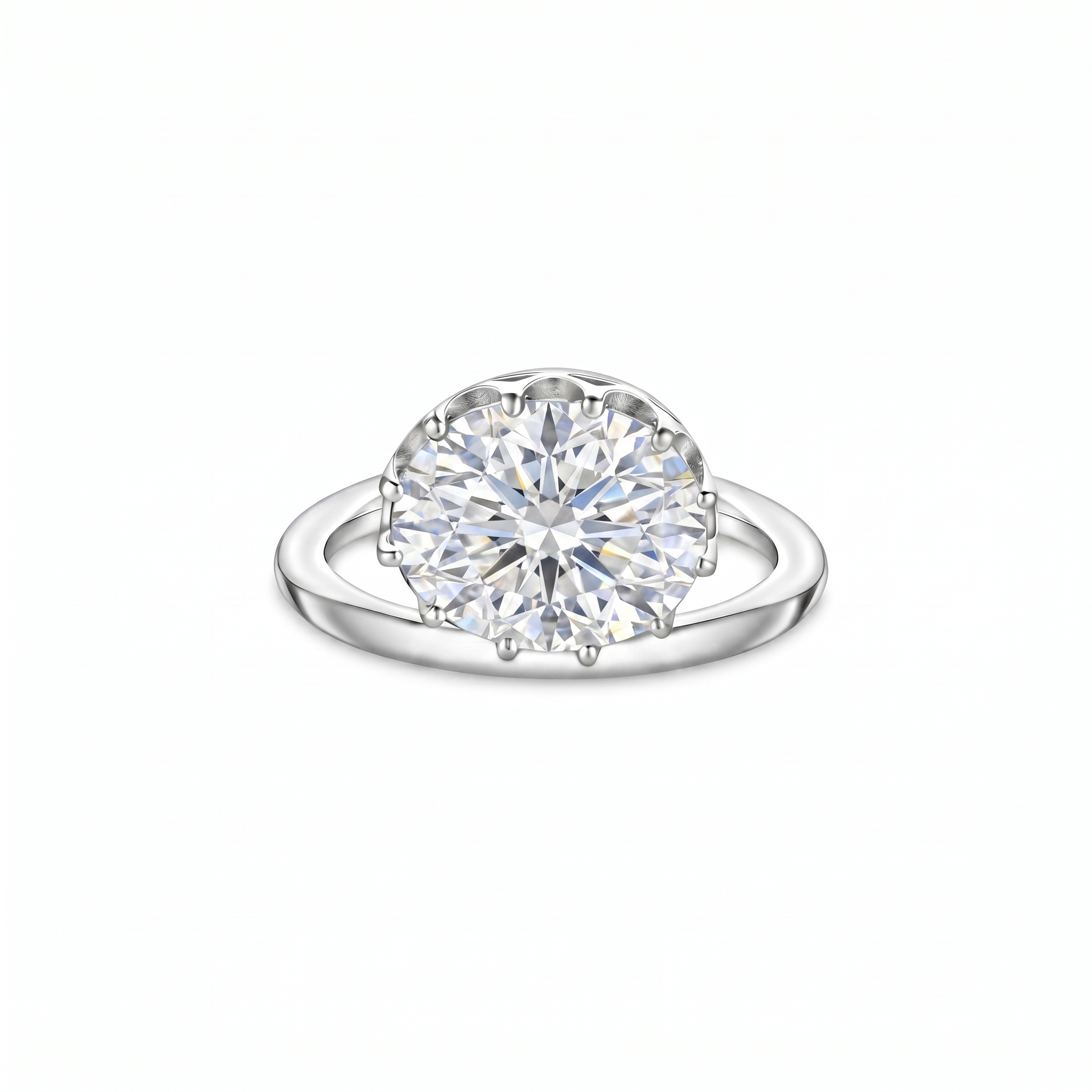 Velara Satellite Ring – White Diamond