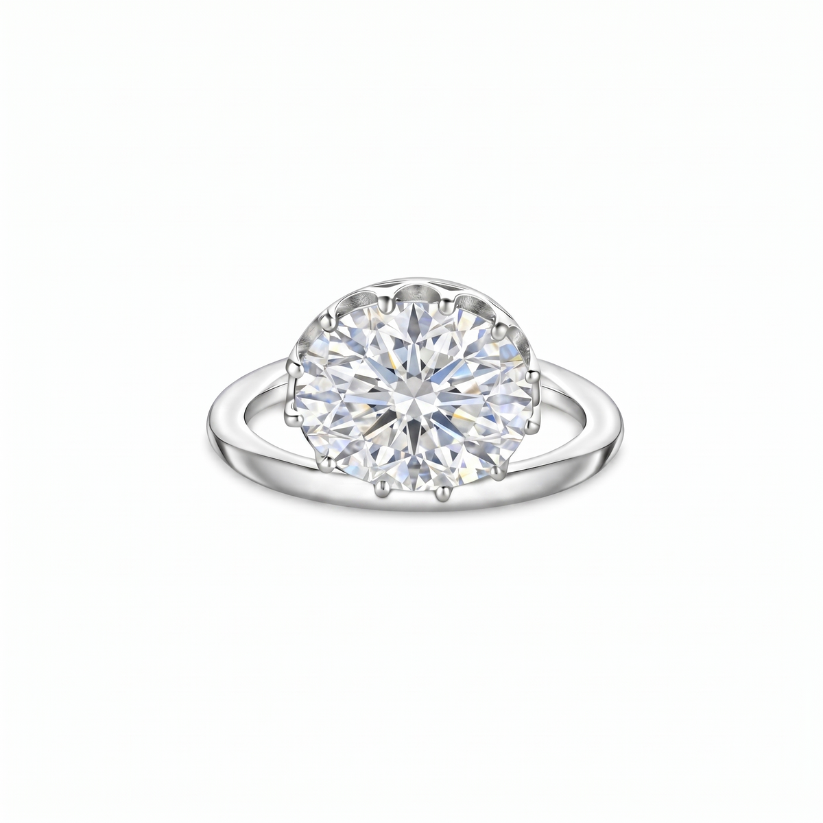 Velara Satellite Ring – White Diamond