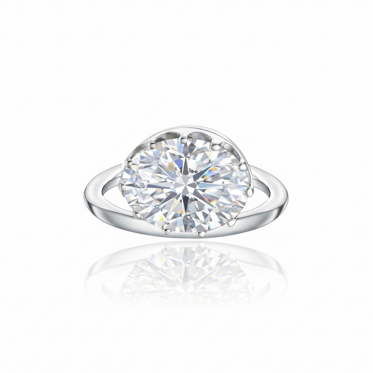 Velara Satellite Ring – White Diamond