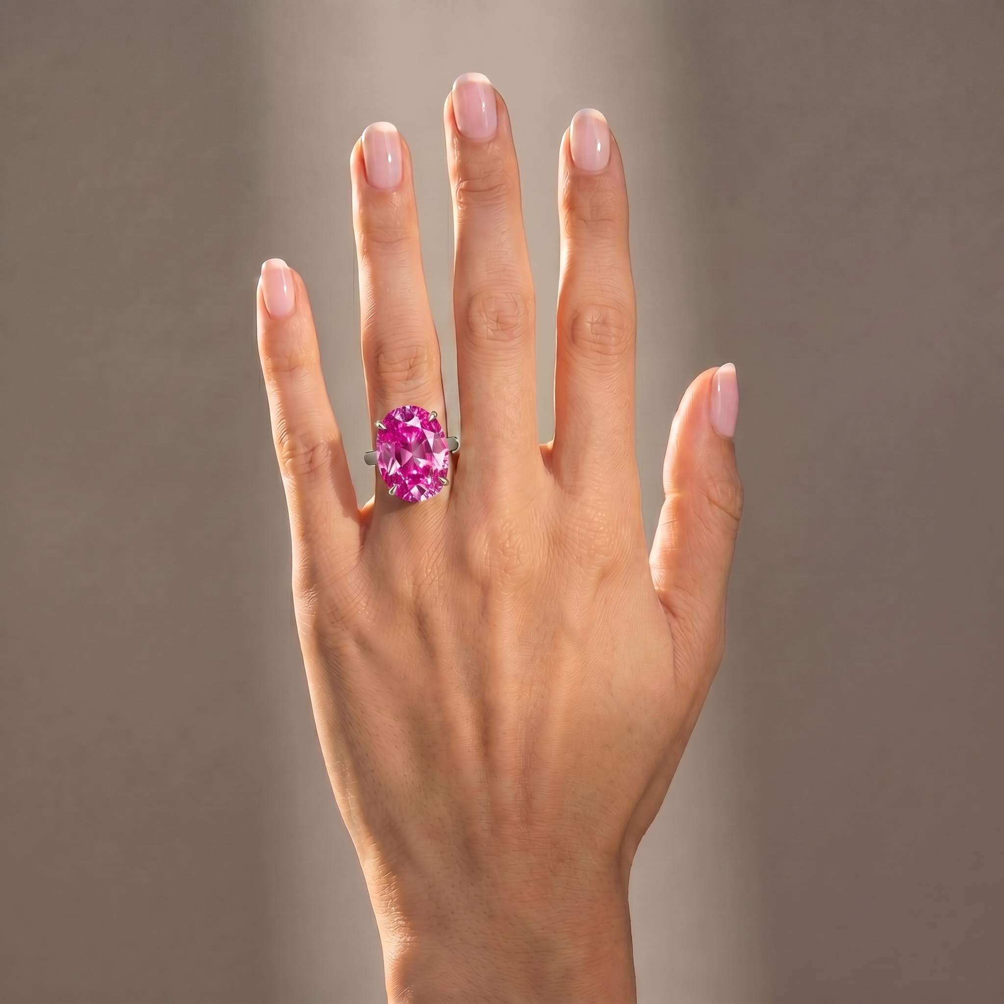 Velara Gala Ring – Vivid Pink Sapphire