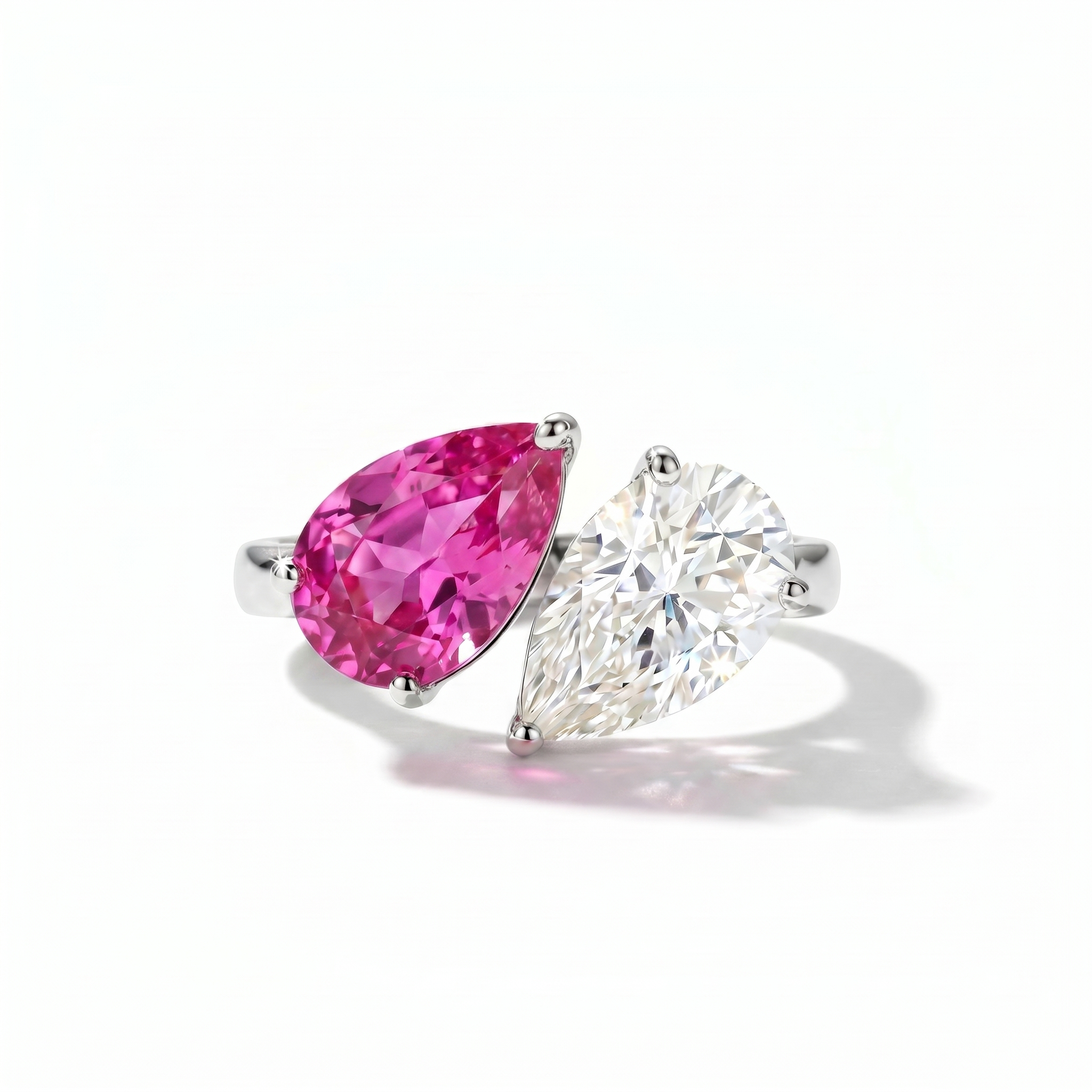 Nova Versus Ring – Vivid Pink Sapphire