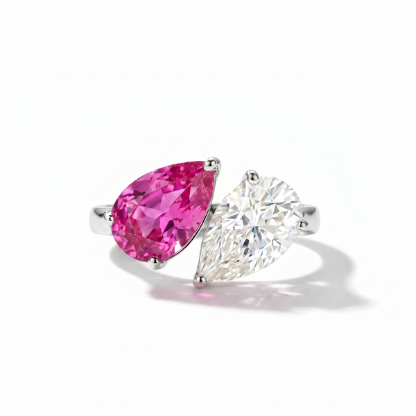 Nova Versus Ring – Vivid Pink Sapphire