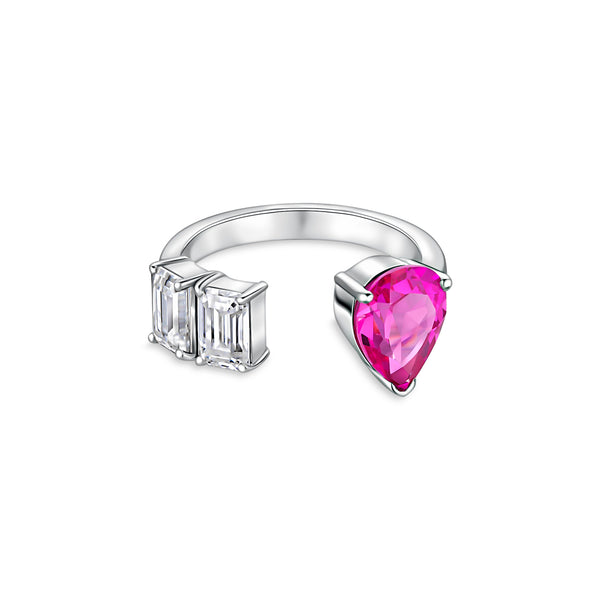 Nova Open Ring – Vivid Pink Sapphire