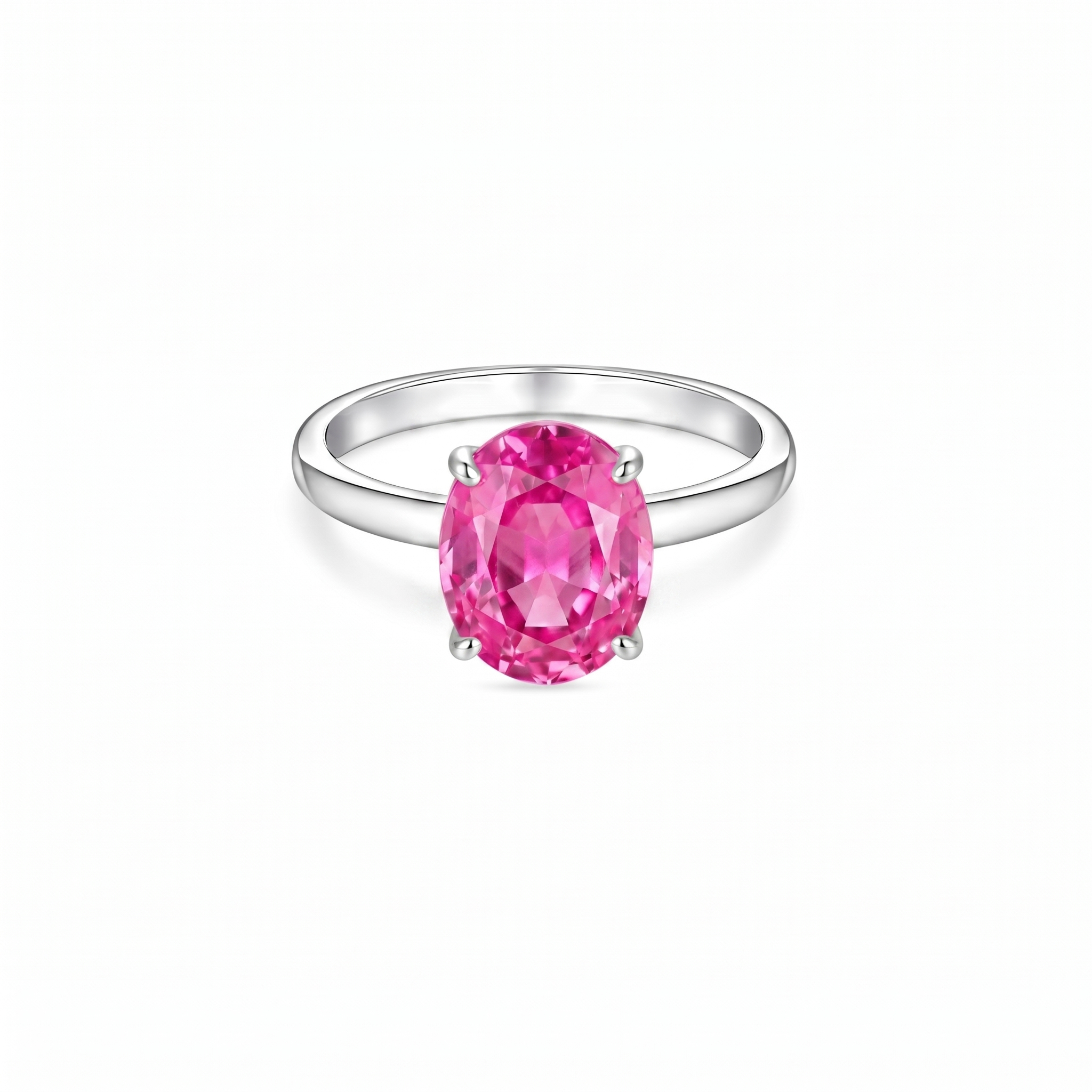 Velara Signature Ring – Vivid Pink Sapphire