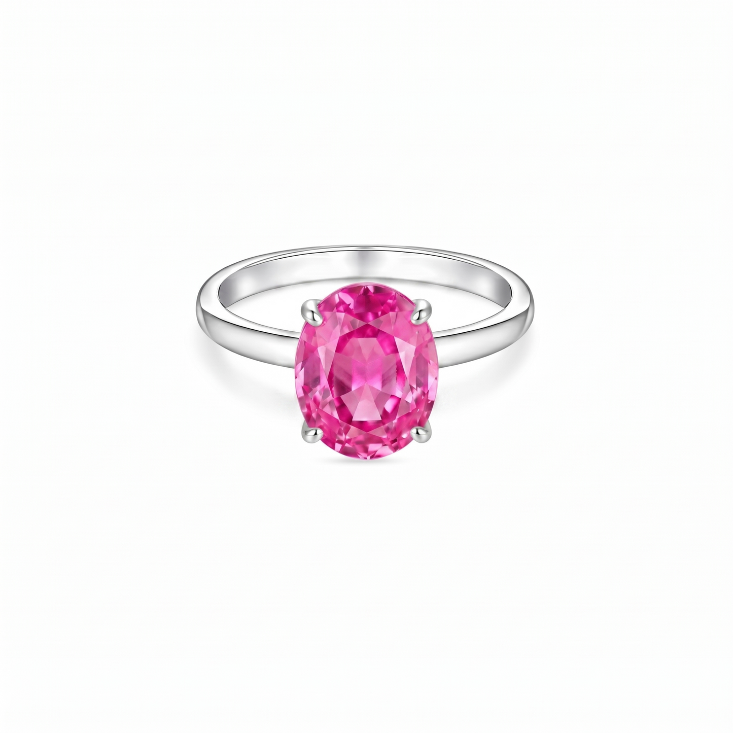Velara Signature Ring – Vivid Pink Sapphire