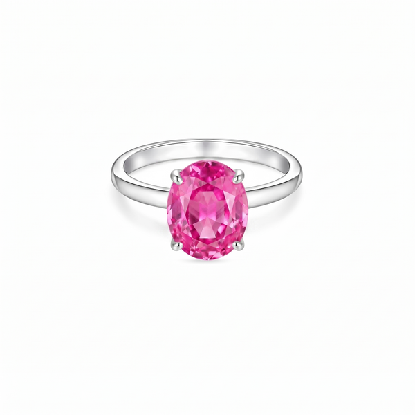 Velara Signature Ring – Vivid Pink Sapphire