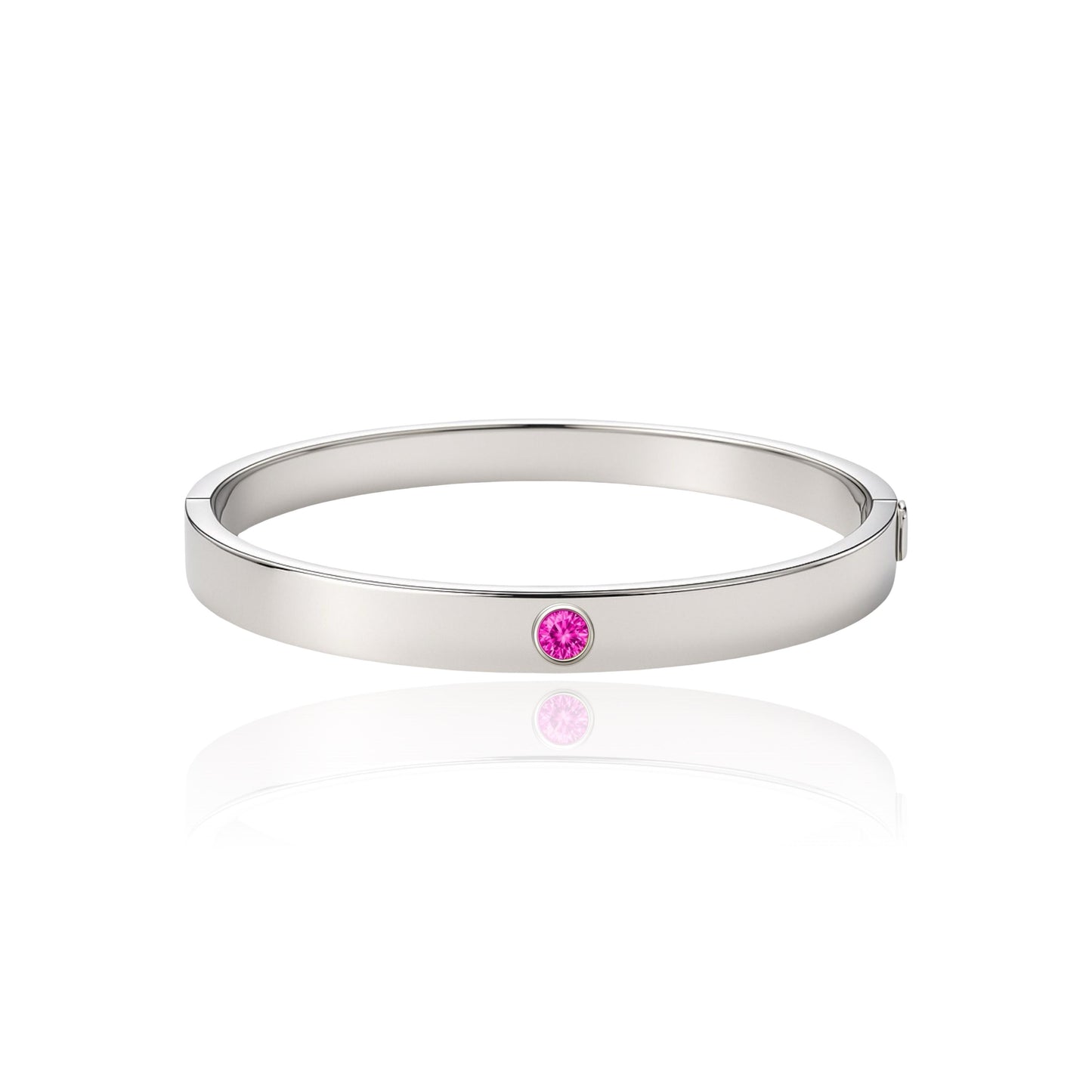 Forma Uno Elemental Bangle – Vivid Pink Sapphire