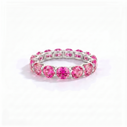 Linea Maxi Ring – Vivid Pink Sapphire