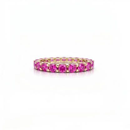 Linea Grande Ring – Vivid Pink Sapphire