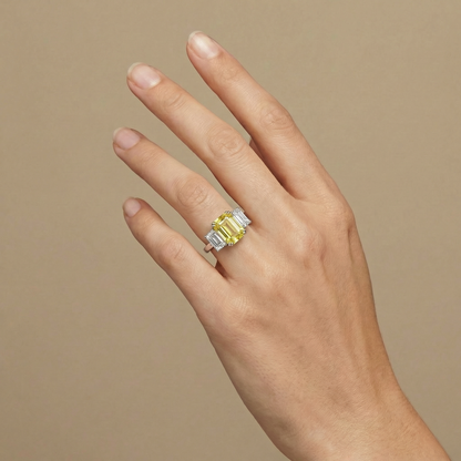 Nexus Trilogy Ring – Yellow Sapphire