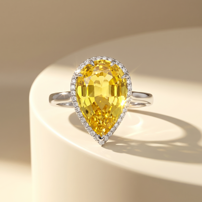 Nova Principessa Ring – Yellow Sapphire