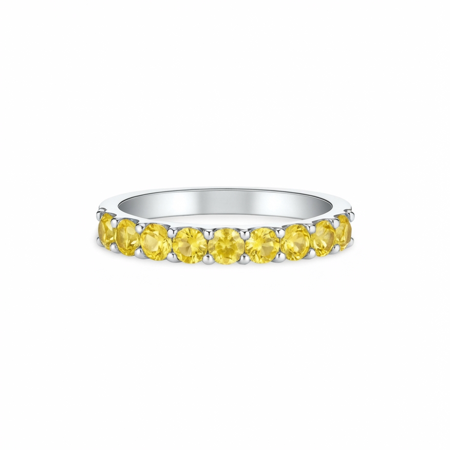 Linea Demi Grande Ring – Yellow Sapphire