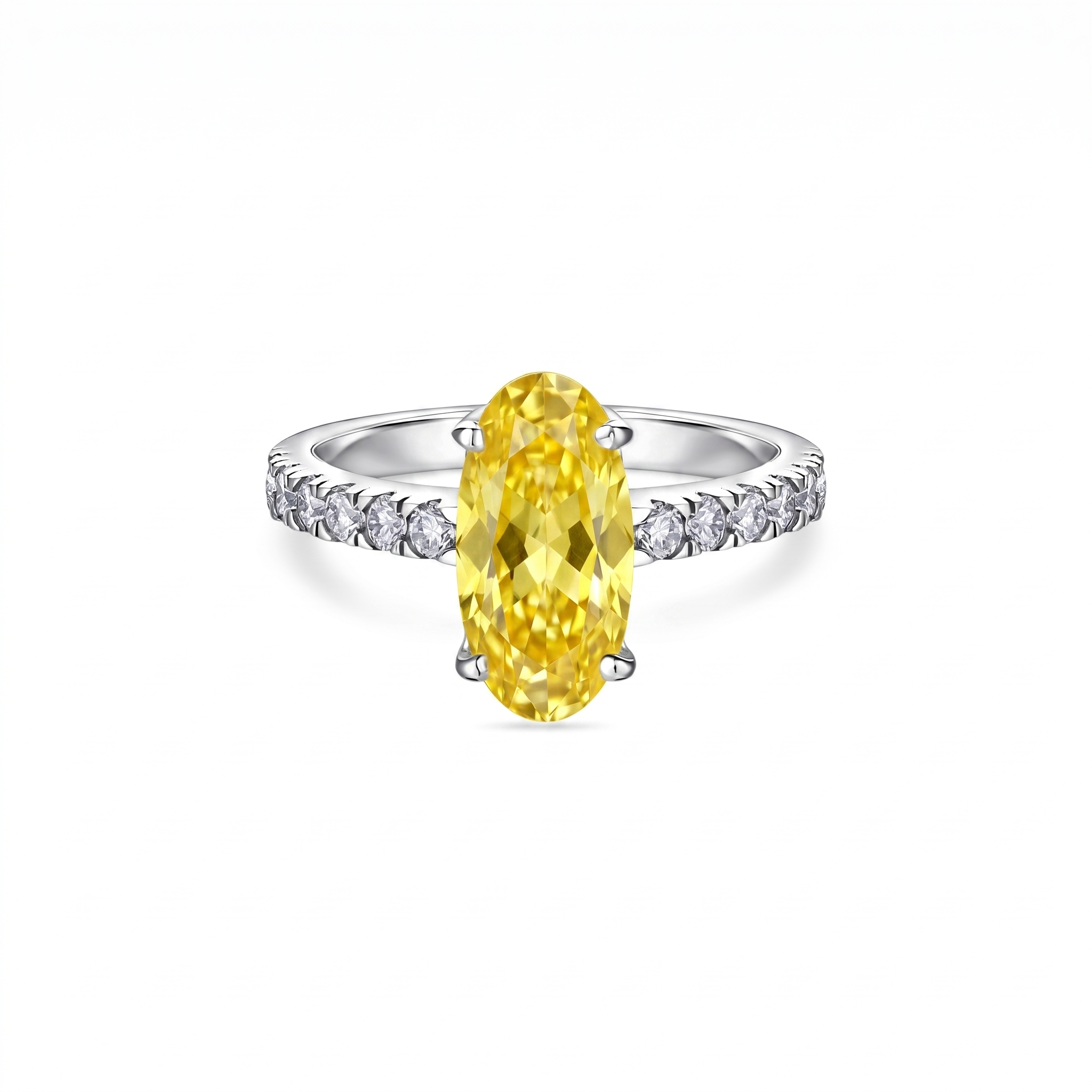 Velara Axis Ring – Yellow Sapphire