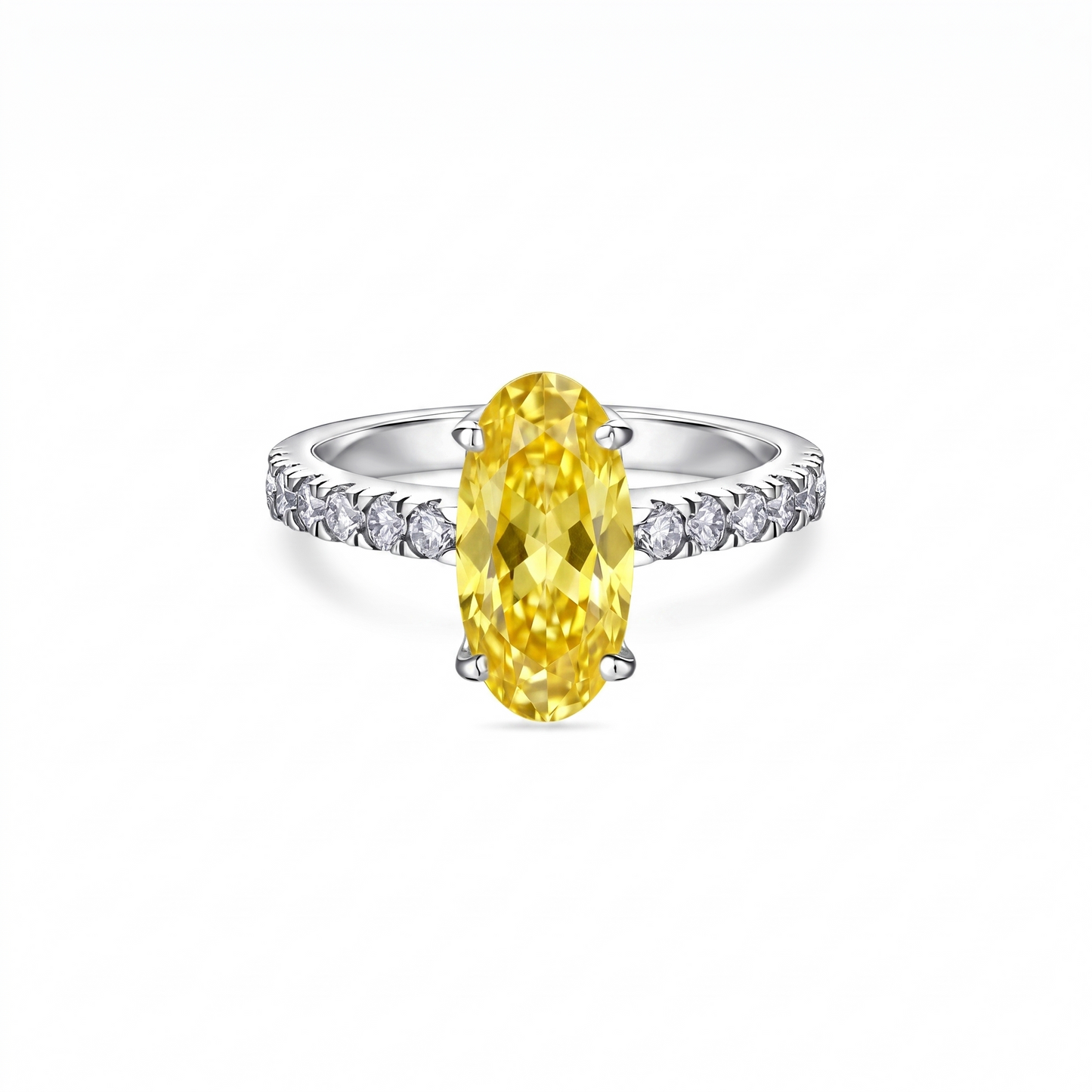 Velara Axis Ring – Yellow Sapphire