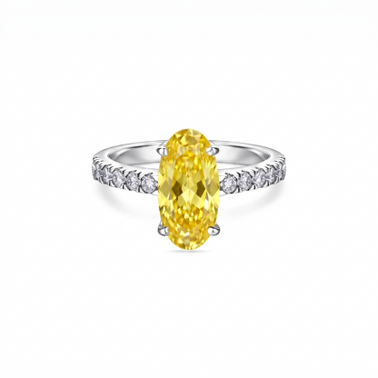Velara Axis Ring – Yellow Sapphire