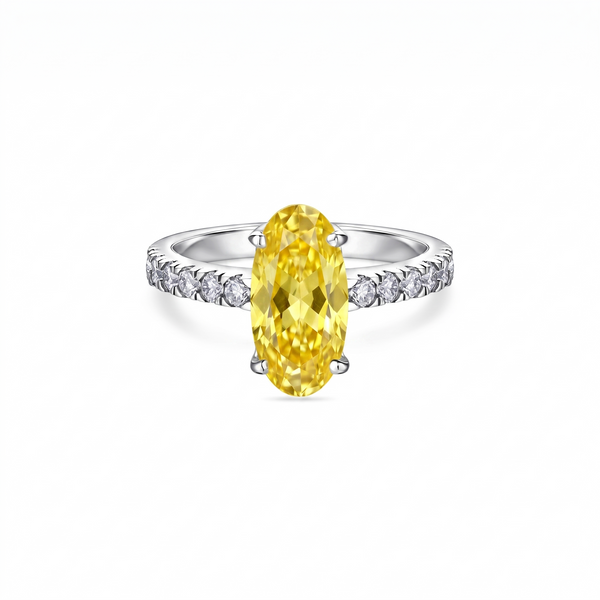 Velara Axis Ring – Yellow Sapphire
