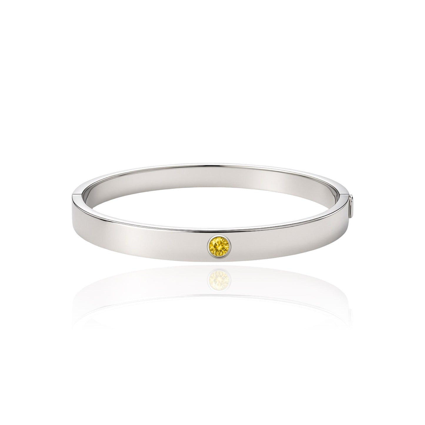 Forma Uno Elemental Bangle – Yellow Sapphire