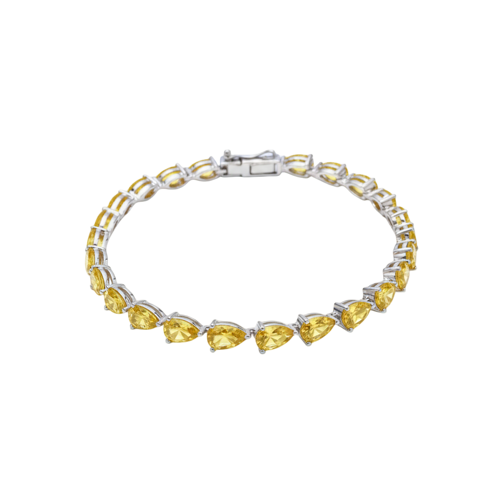 Nova Tennis Bracelet – Yellow Sapphire
