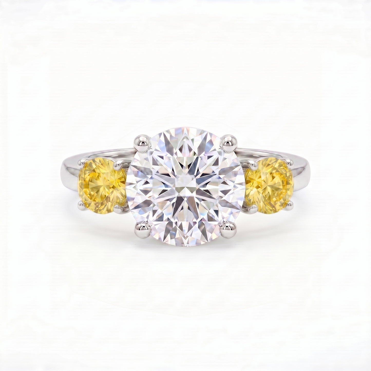 Juno Trilogy Ring – Yellow Sapphire