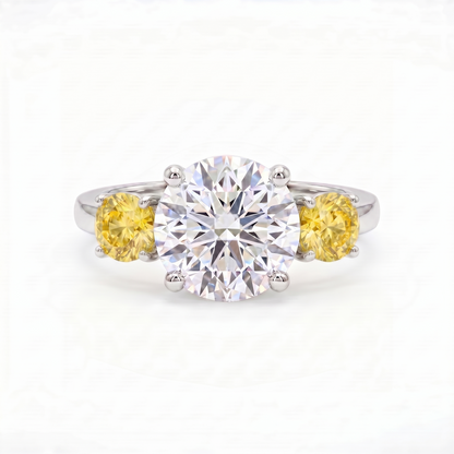 Juno Trilogy Ring – Yellow Sapphire