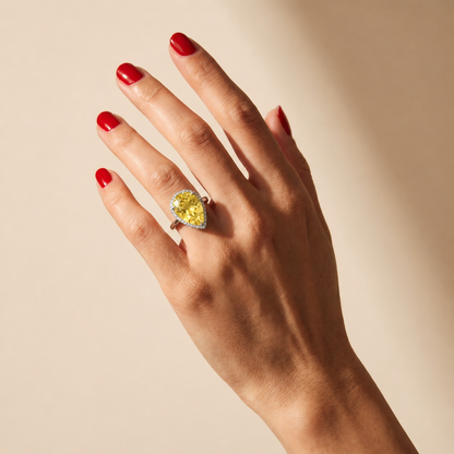 Nova Principessa Ring – Yellow Sapphire
