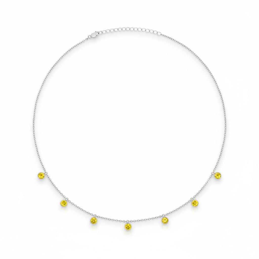 Forma Harmony Necklace – Yellow Sapphire