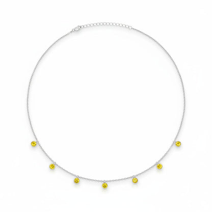 Forma Harmony Necklace – Yellow Sapphire