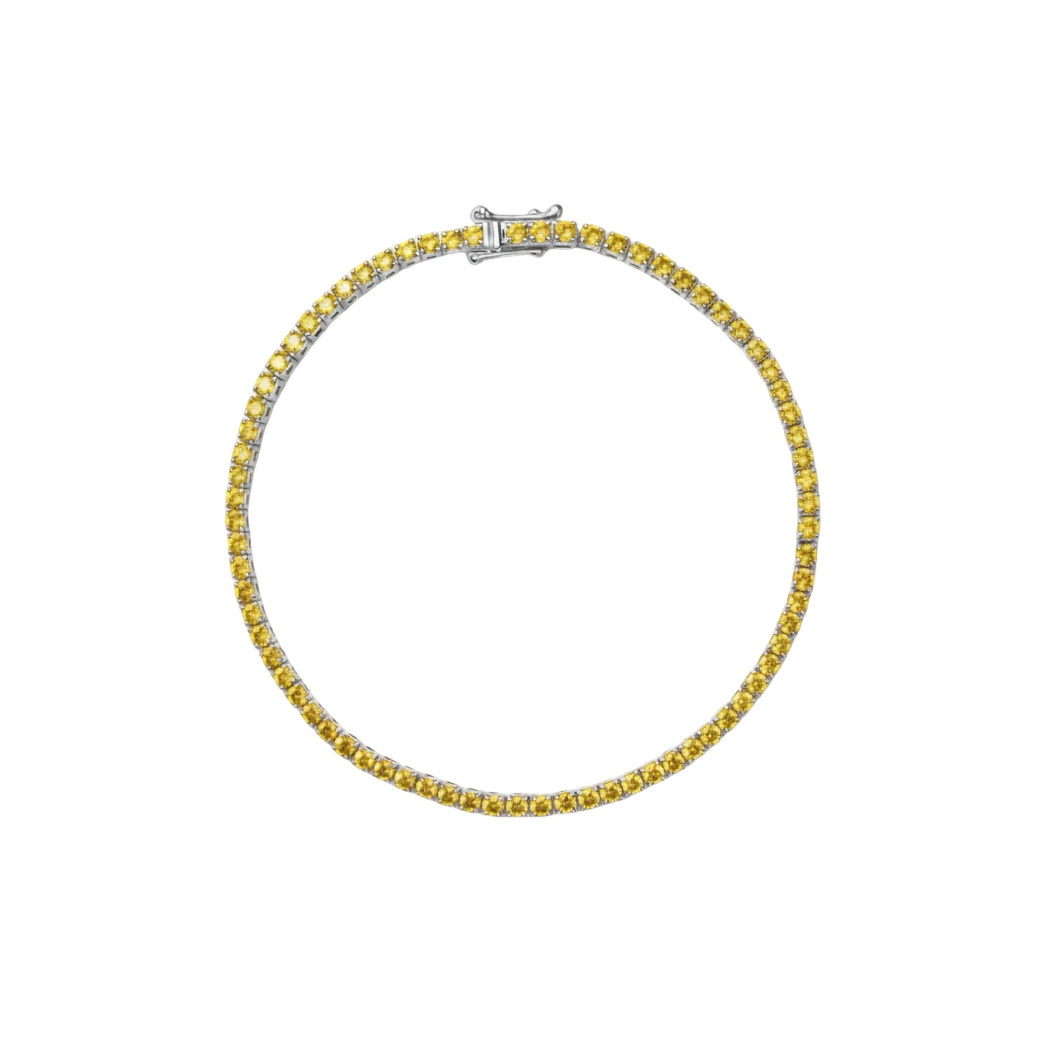 Juno Mini Tennis Bracelet – Yellow Sapphire