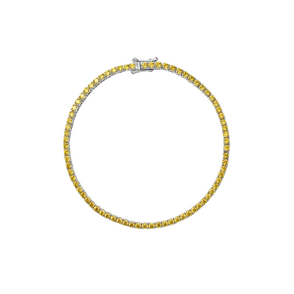 Juno Mini Tennis Bracelet – Yellow Sapphire