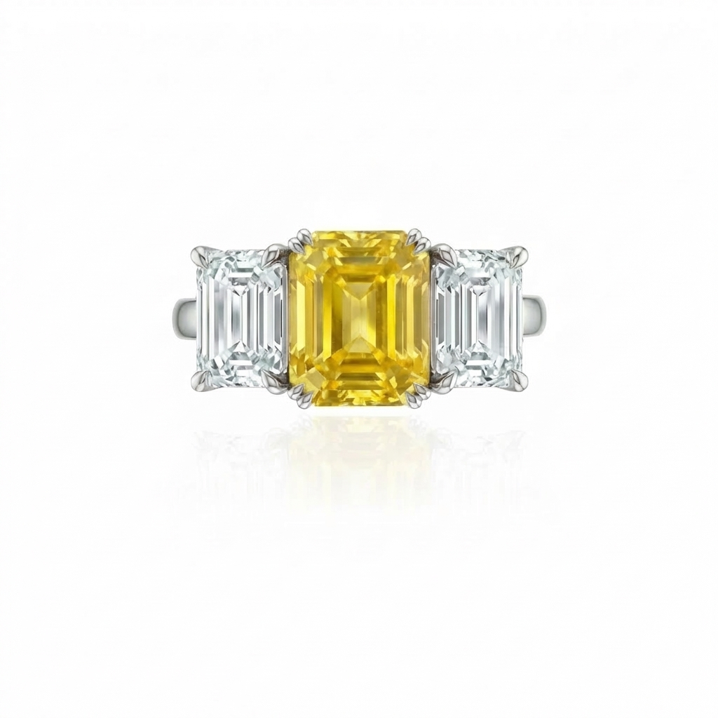 Nexus Trilogy Ring – Yellow Sapphire