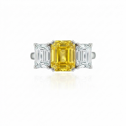 Nexus Trilogy Ring – Yellow Sapphire
