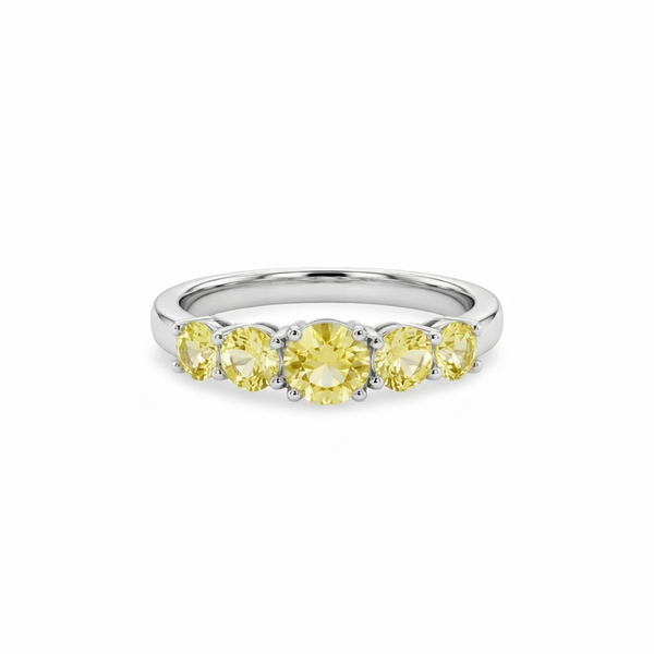 Juno Cinco Ring – Yellow Sapphire