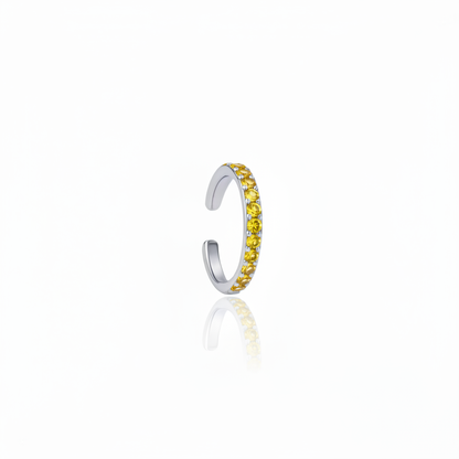 Linea Midi Ear Cuff – Yellow Sapphire