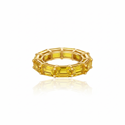 Nexus Tennis Ring – Yellow Sapphire