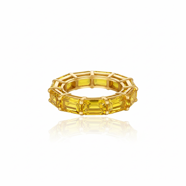 Nexus Tennis Ring – Yellow Sapphire