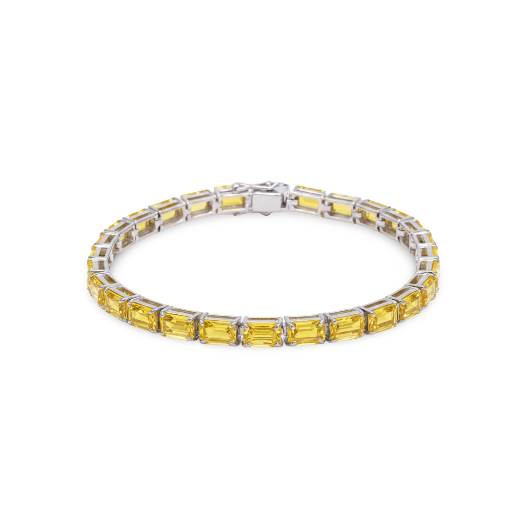 Nexus Tennis Bracelet – Yellow Sapphire