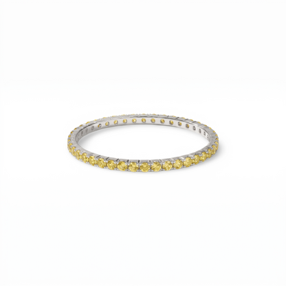 Linea Mini Ring – Yellow Sapphire