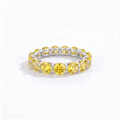 Linea Maxi Ring – Yellow Sapphire