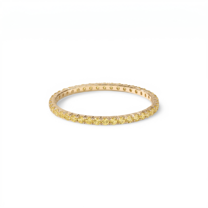 Linea Mini Ring – Yellow Sapphire