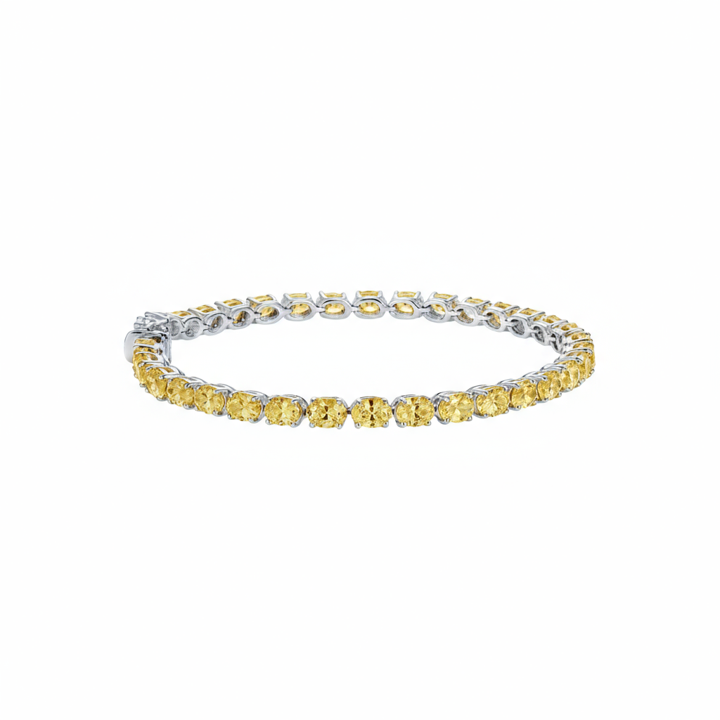 Velara Tennis Bracelet – Yellow Sapphire