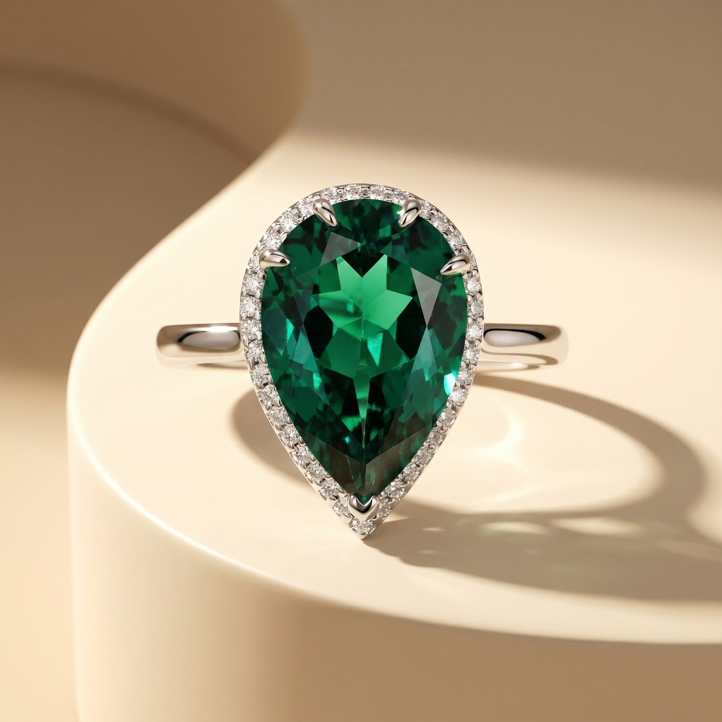 Nova Principessa Ring – Zambian Green Emerald
