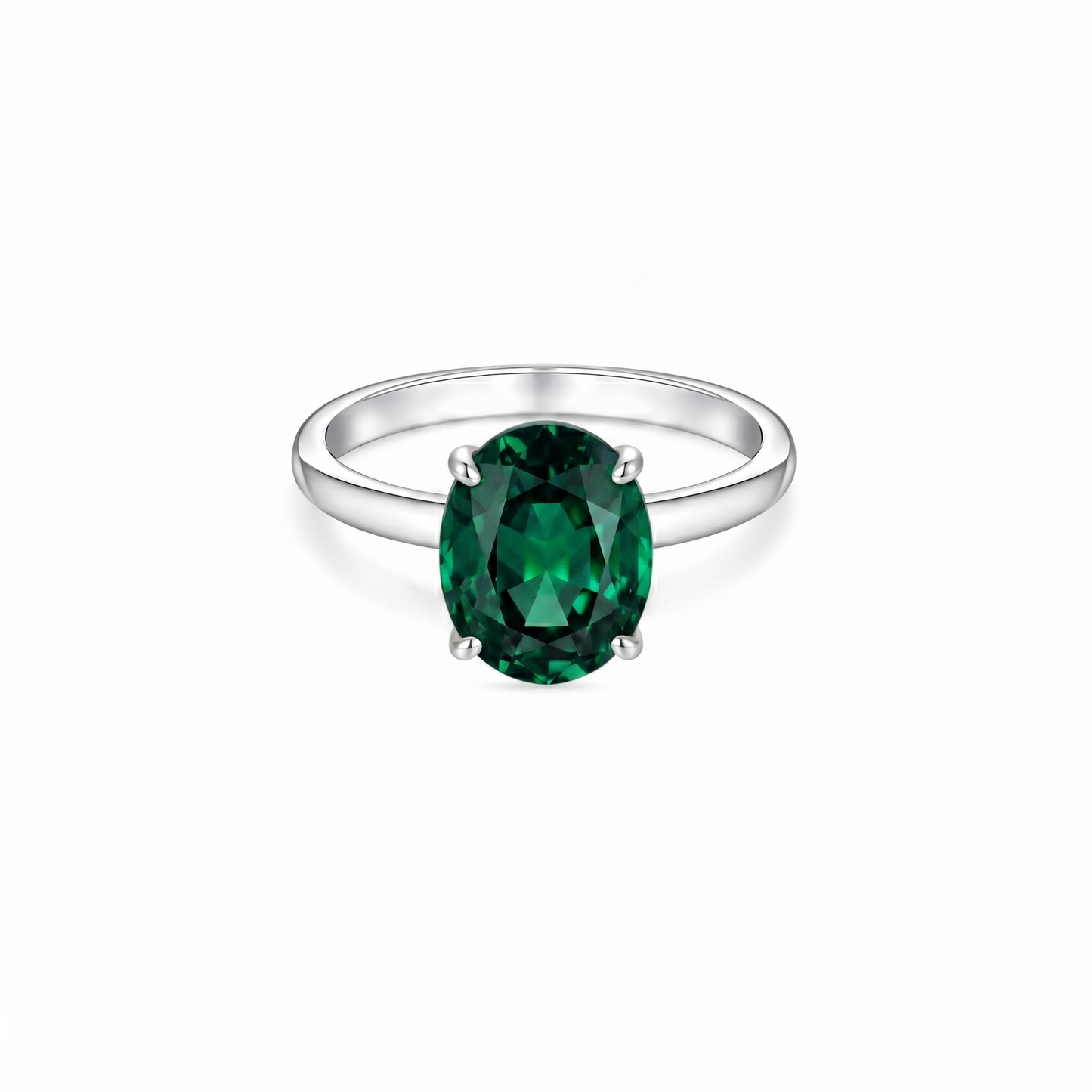 Velara Signature Ring – Zambian Green Emerald