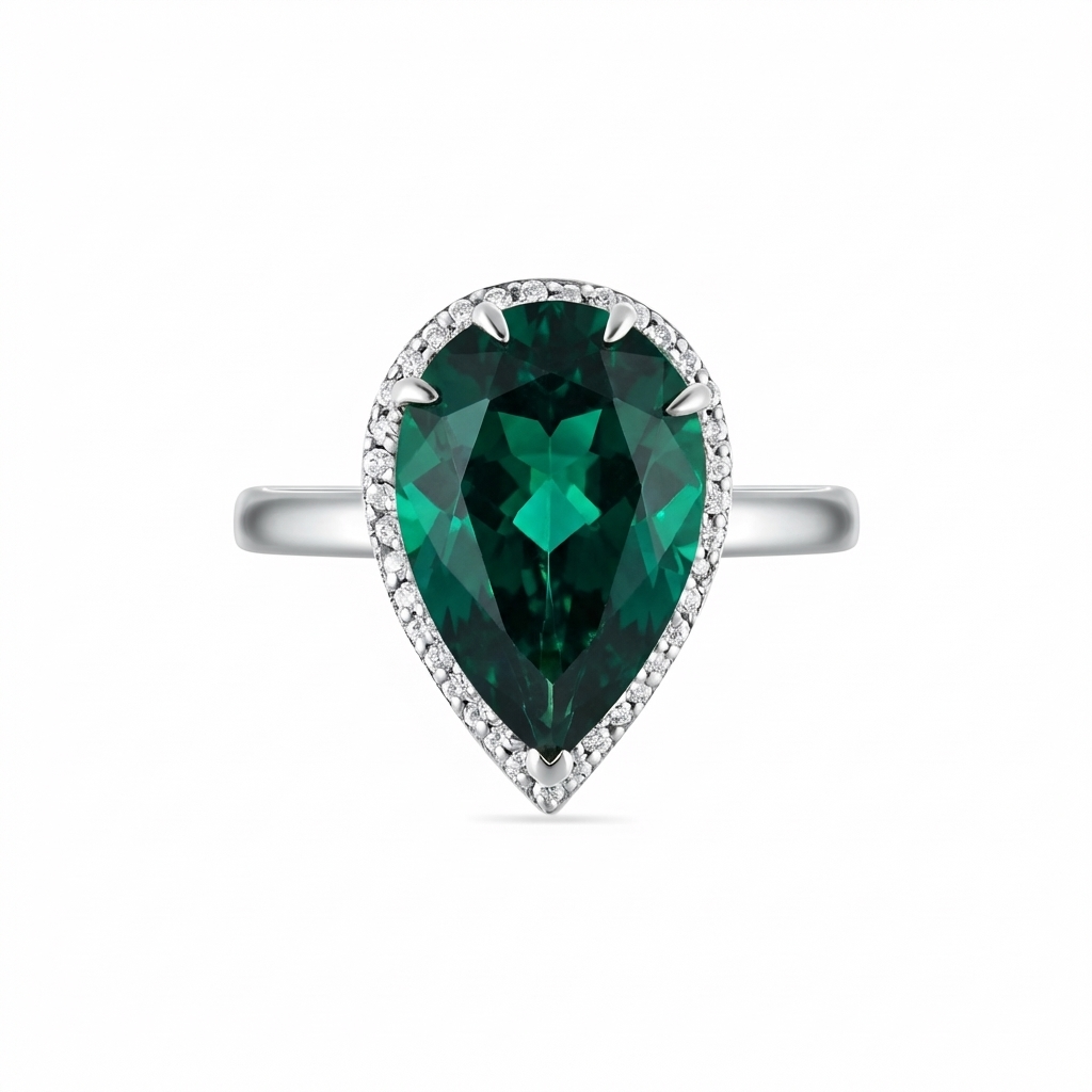 Nova Principessa Ring – Zambian Green Emerald